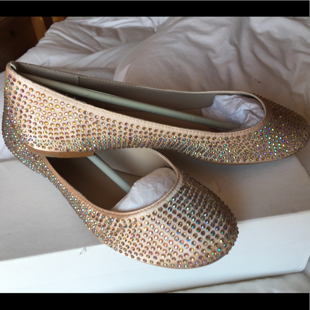 Steve Madden I-Dreemy Rhinestone Ballet Flats